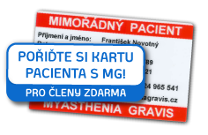 Nabídka výroby karty pacienta s MG