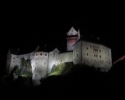 noční osvětlení hradu